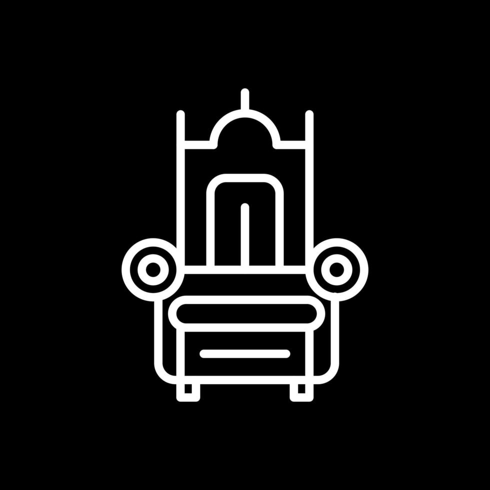 Throne Vector Icon Design