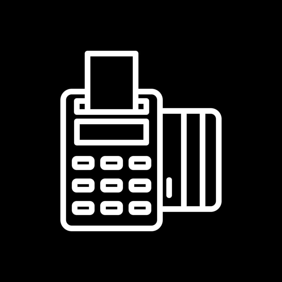 Pos Terminal Vector Icon Design