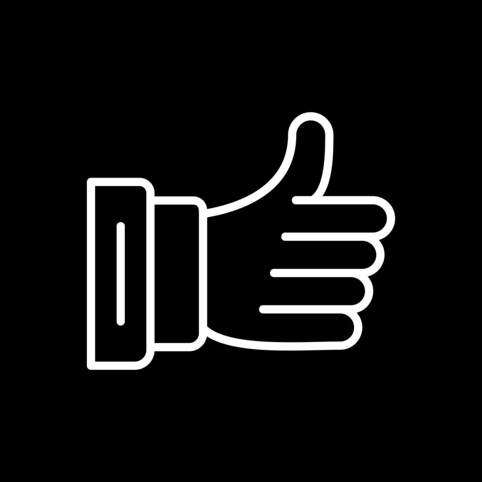 Thumbs Up Vector Icon Design