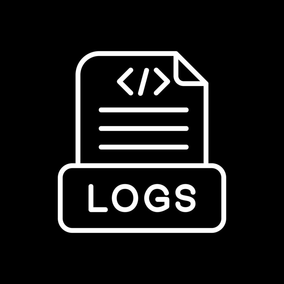 Logs Vector Icon Design