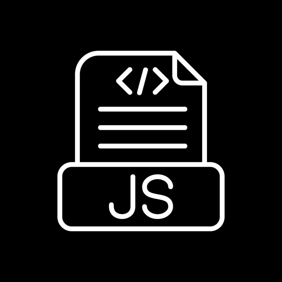 diseño de icono de vector de archivo javascript