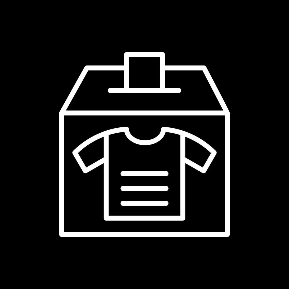 Clothes Donation Vector Icon Design