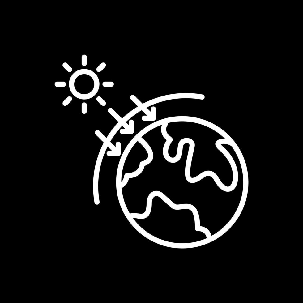 Greenhouse Effect Vector Icon Design