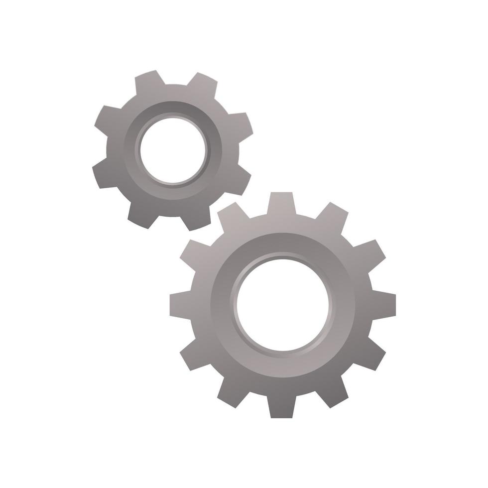 Gear. Gear icon. Gear setting icon. Gear simple sign. Gear symbols. Gear icon vector. Gear dean illustration. Gear sign. Setting Logo. Setting icon. Gear metal design vector. vector