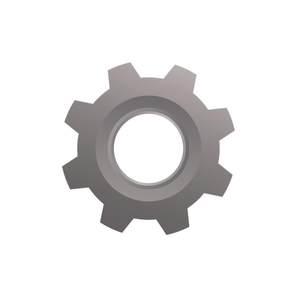 Gear. Gear icon. Gear setting icon. Gear simple sign. Gear symbols. Gear icon vector. Gear dean illustration. Gear sign. Setting Logo. Setting icon. Gear metal design vector. vector