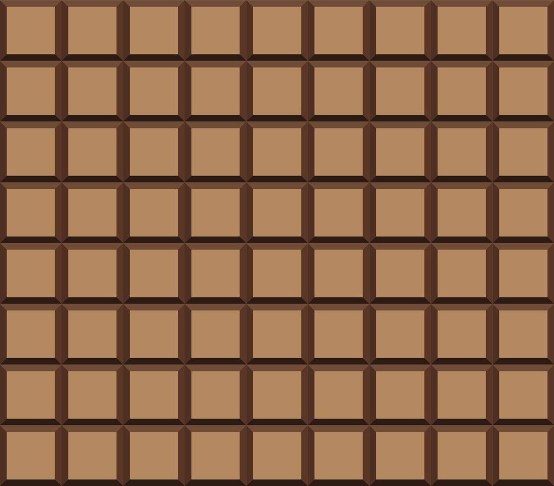 Chocolate bar  flat seamless pattern vector
