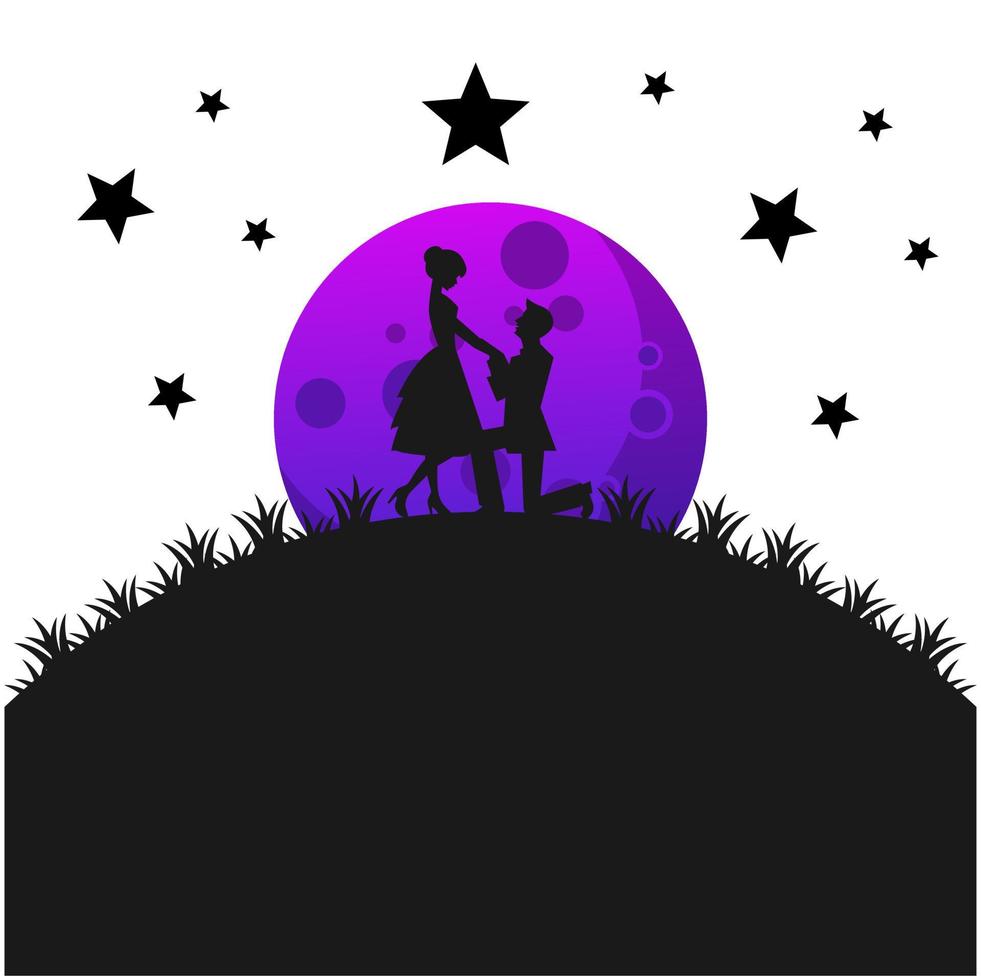 black shadow style lovers background vector