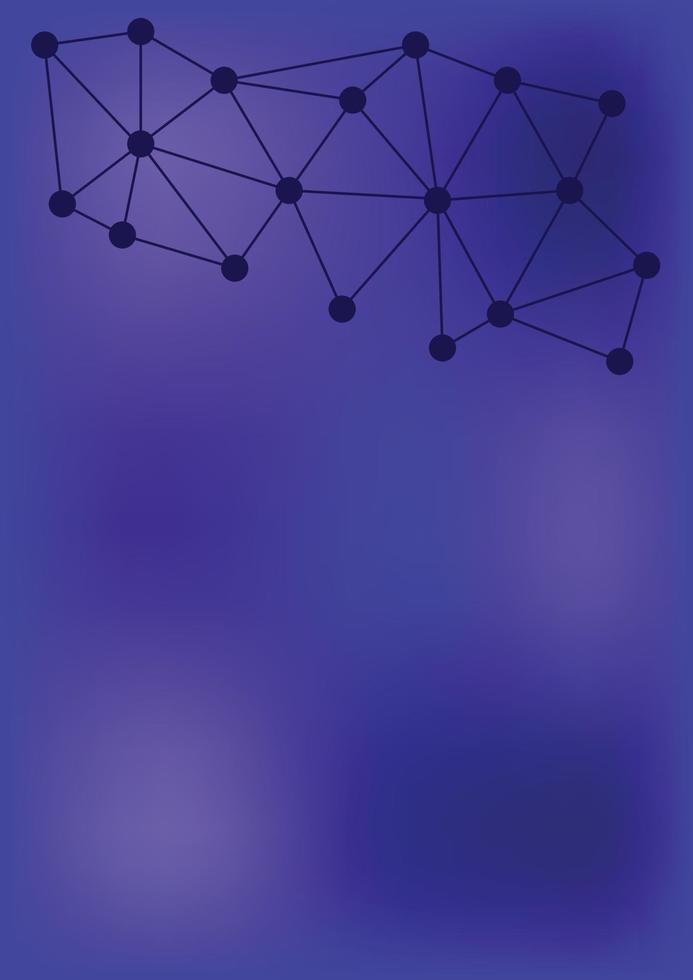 Illustration vector abstract wave motion pattern and dynamic mesh line on dark blue background. Modern futuristic design