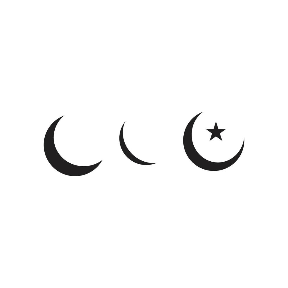 Creative vector moon set design 20609876 Vector Art at Vecteezy