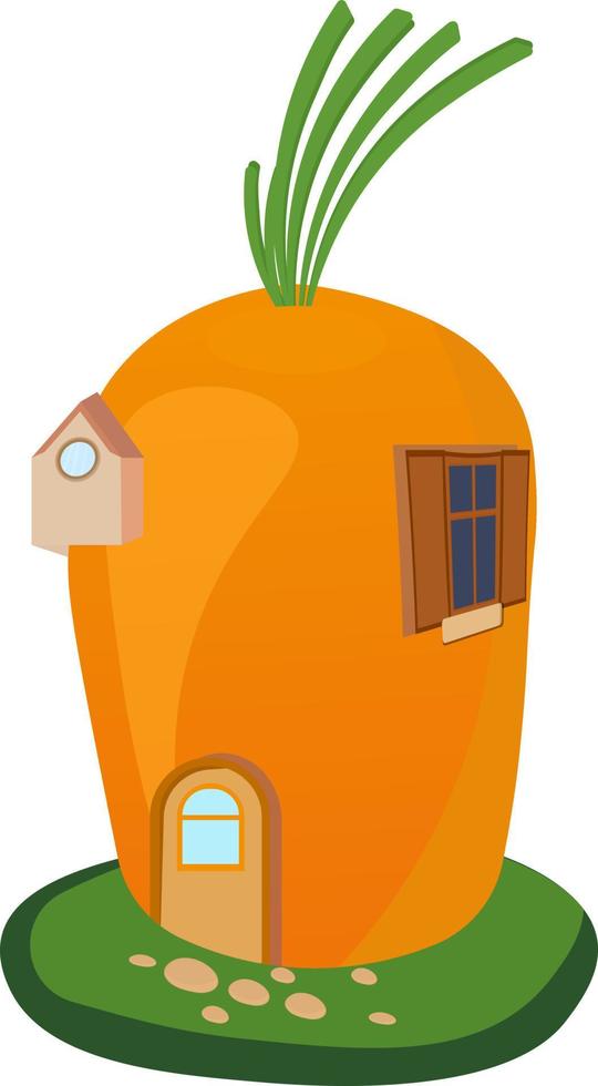 Cute Little Gnome Houses. Cute Fairy Houses Clipart vector