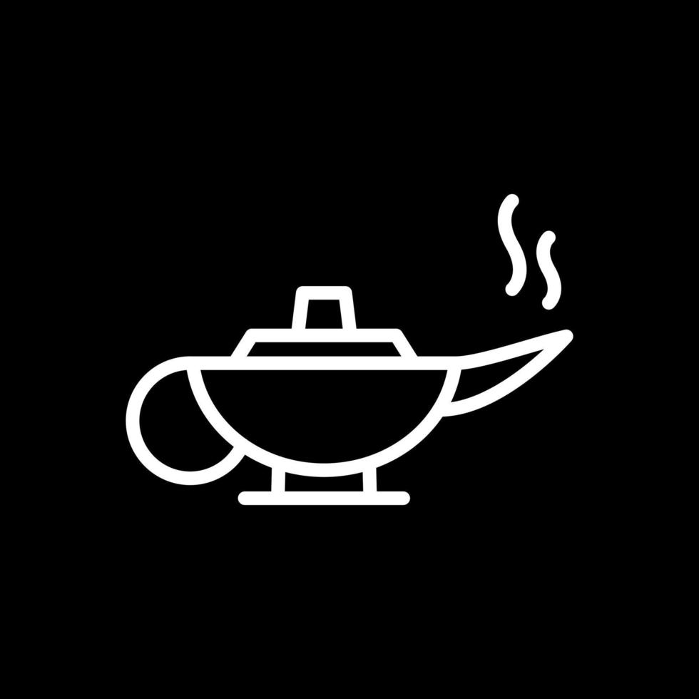 Arabian Magic Lamp Vector Icon Design