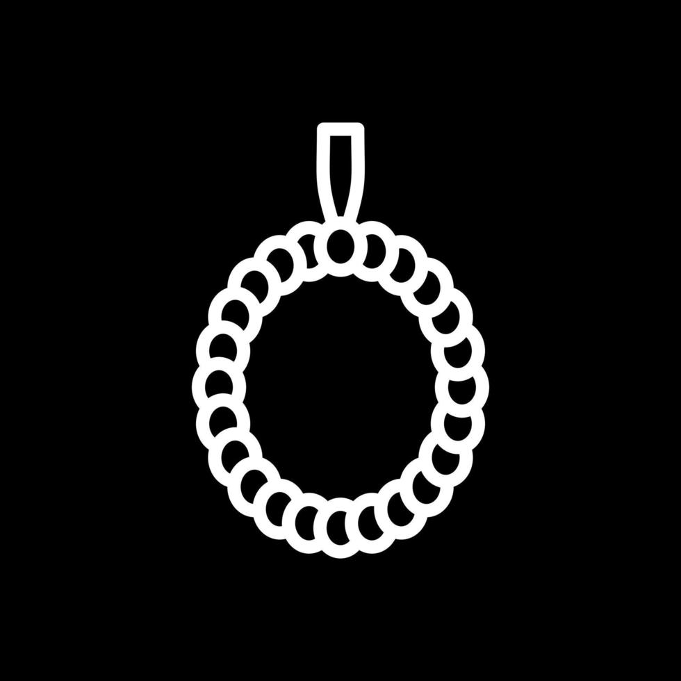 Praying Beads Vector Icon Design