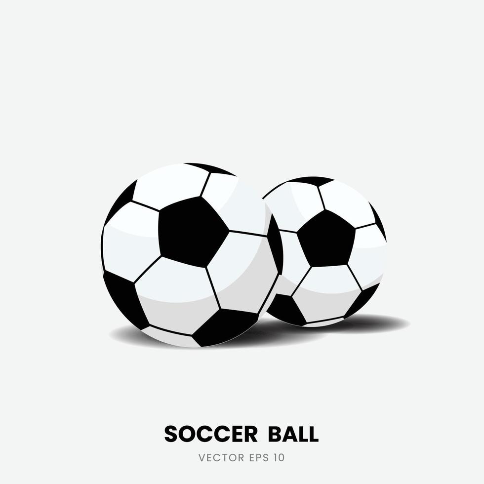 ilustración de un fútbol pelota, Perfecto para adicional imágenes con un fútbol tema. vector