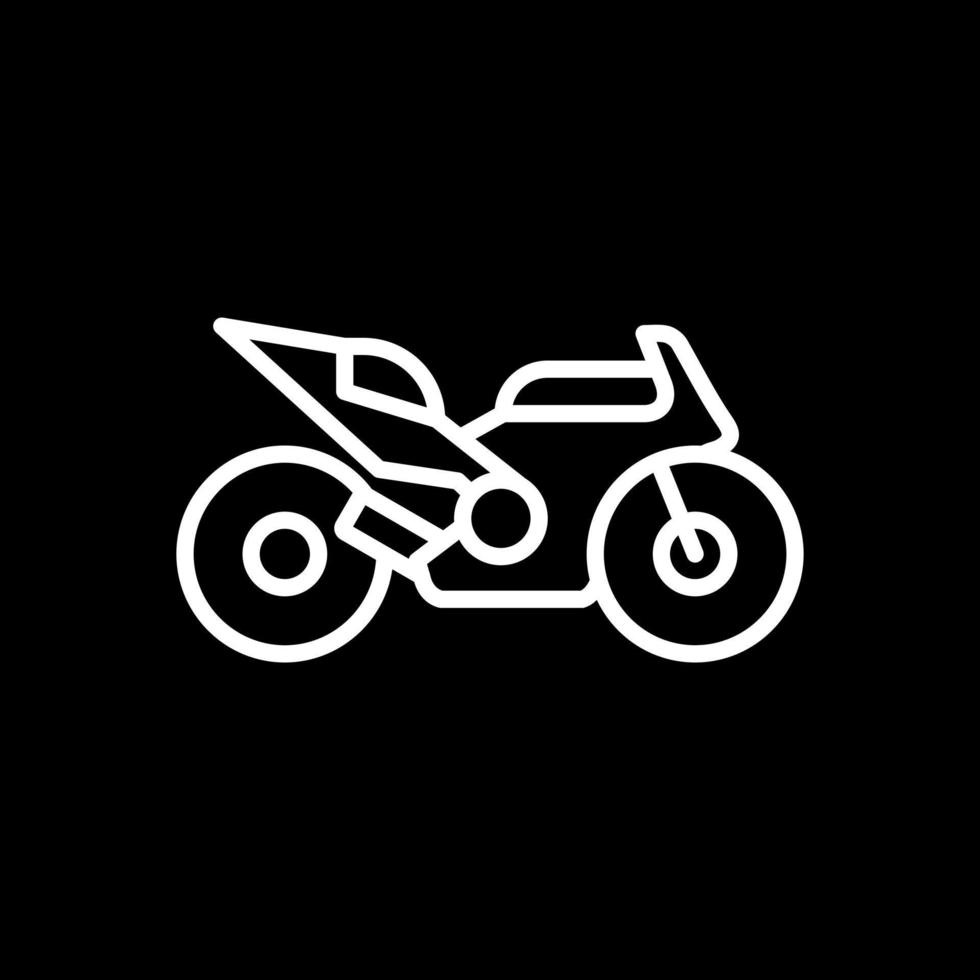 diseño de icono de vector de bicicleta de carrera