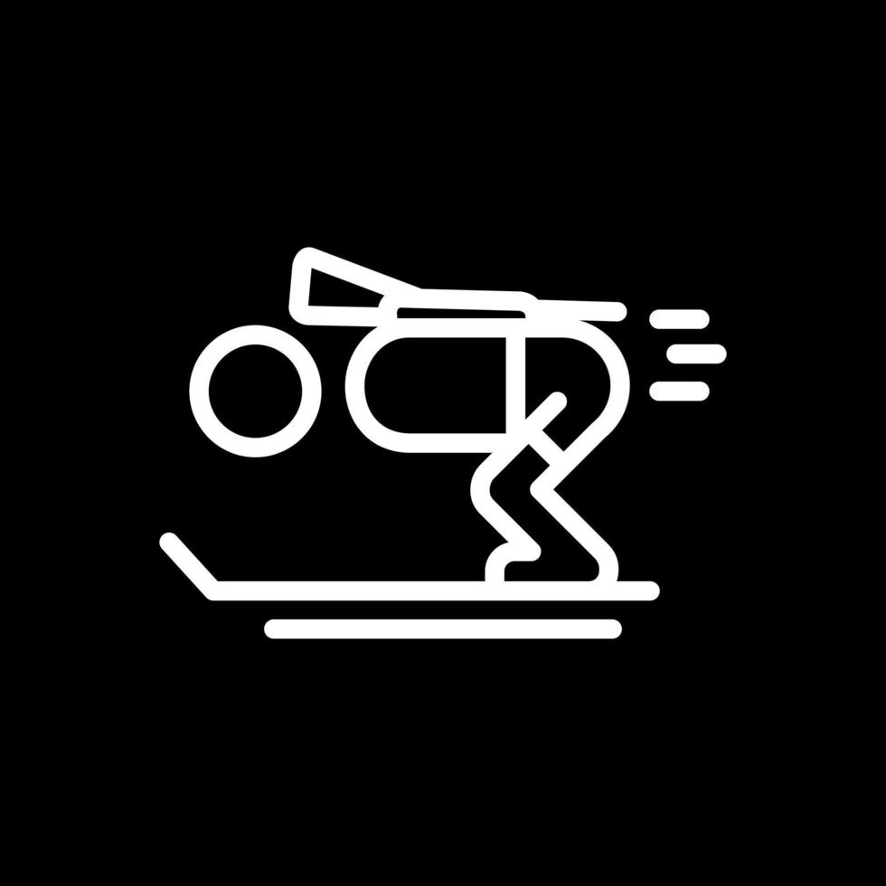 Biathlon Vector Icon Design