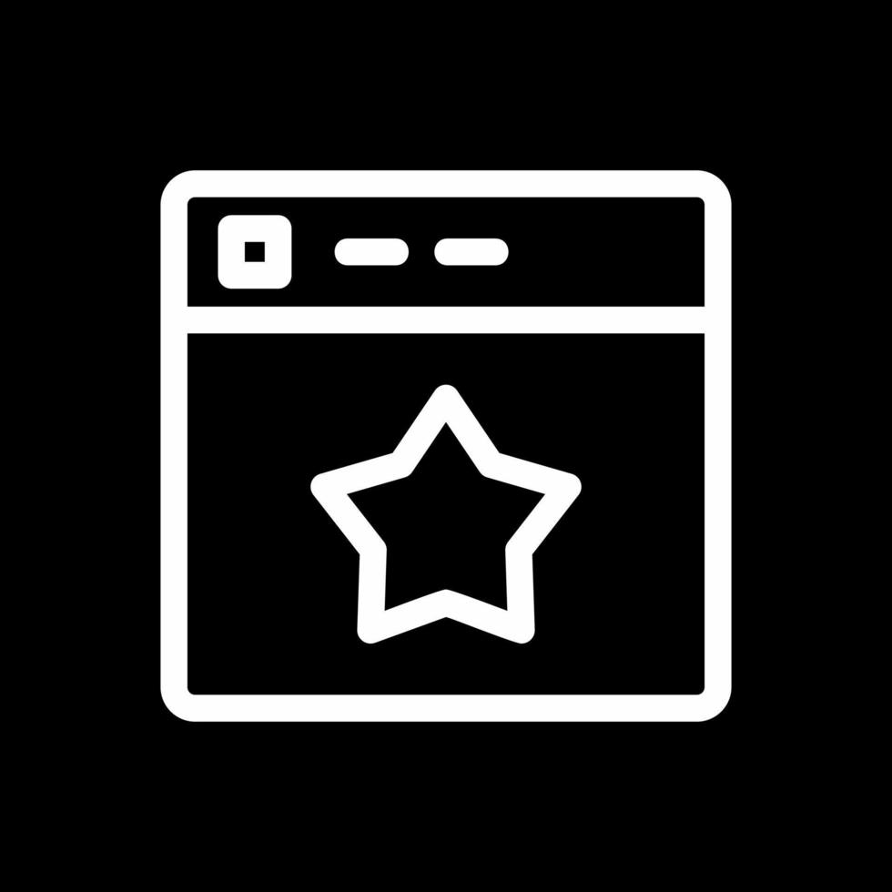 Website Rating Vector Icon Design