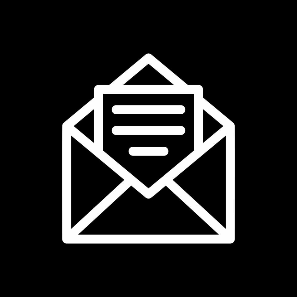 Newsletter Vector Icon Design