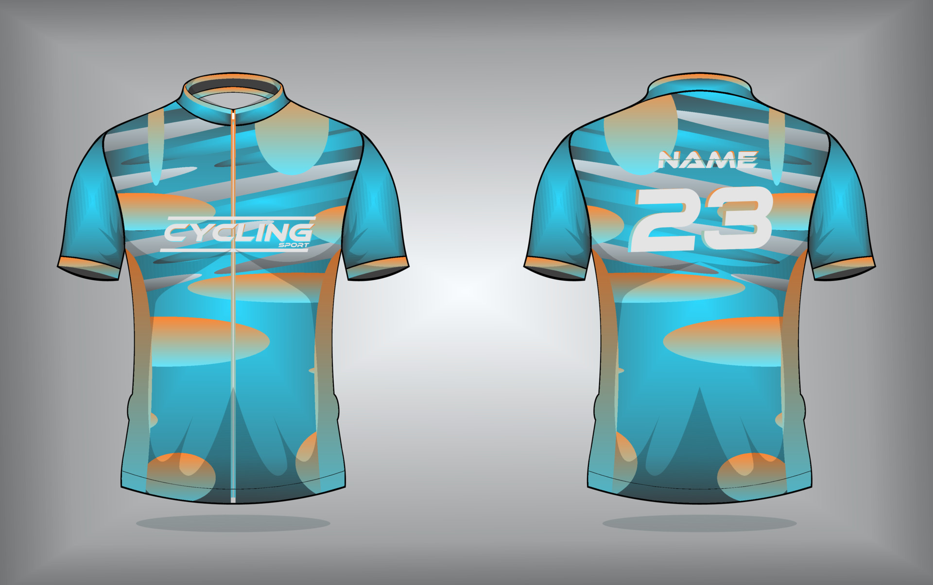 Cycling jersey premium 20612205 Vector Art at Vecteezy