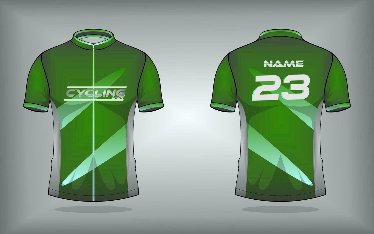 Cycling jersey premium vector