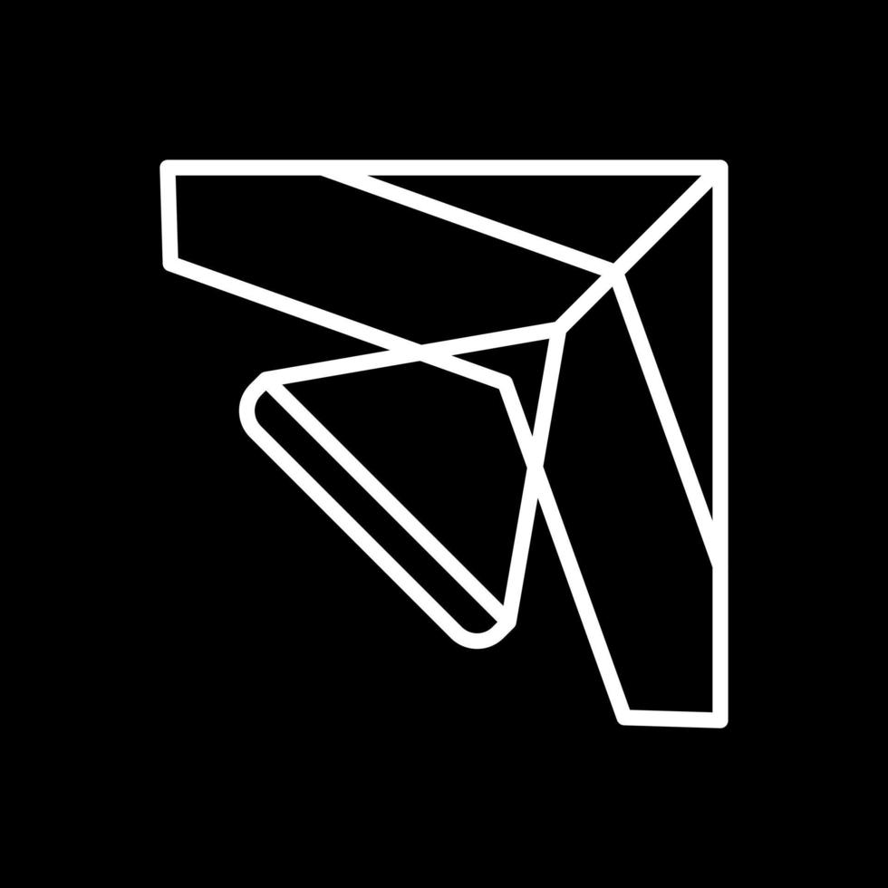 Glider Vector Icon Design