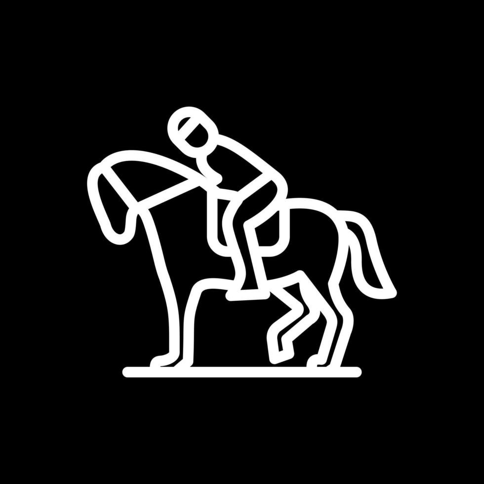 Equestrian Vector Icon Design