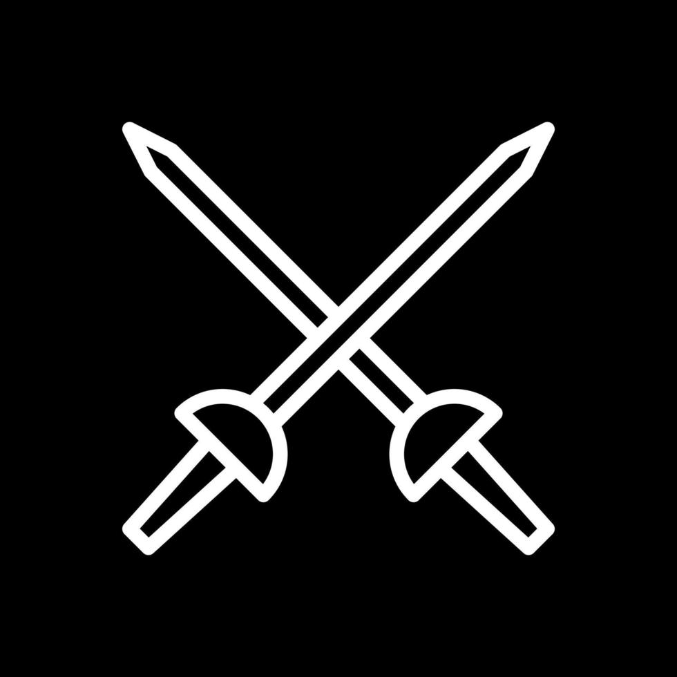 Fencing Vector Icon Design