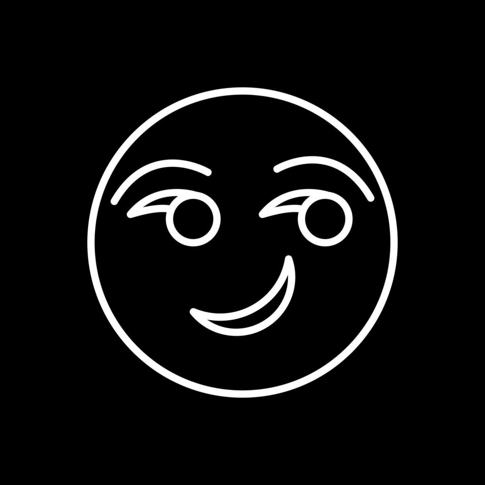 diseño de icono de vector de cara sonriente