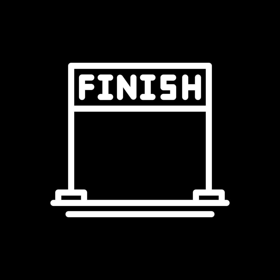 Finish Vector Icon Design