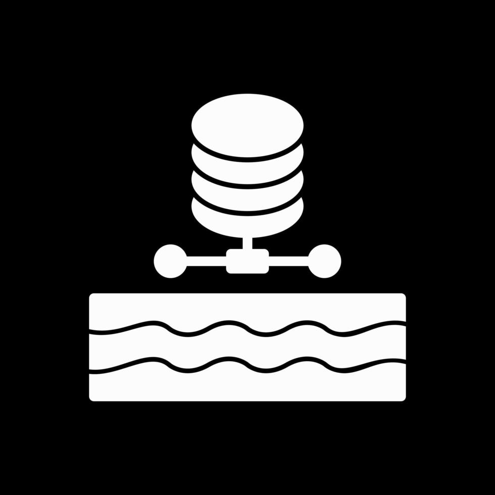 Data Lake Vector Icon Design