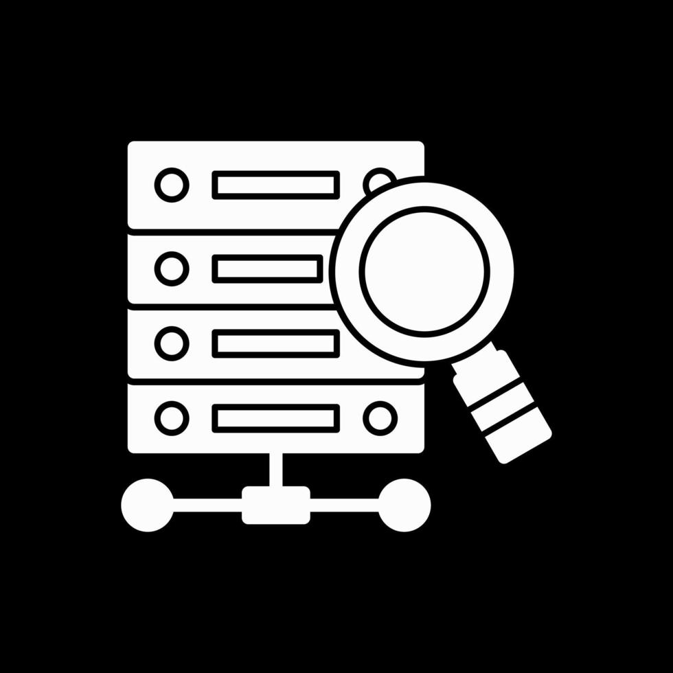 Data Query Vector Icon Design