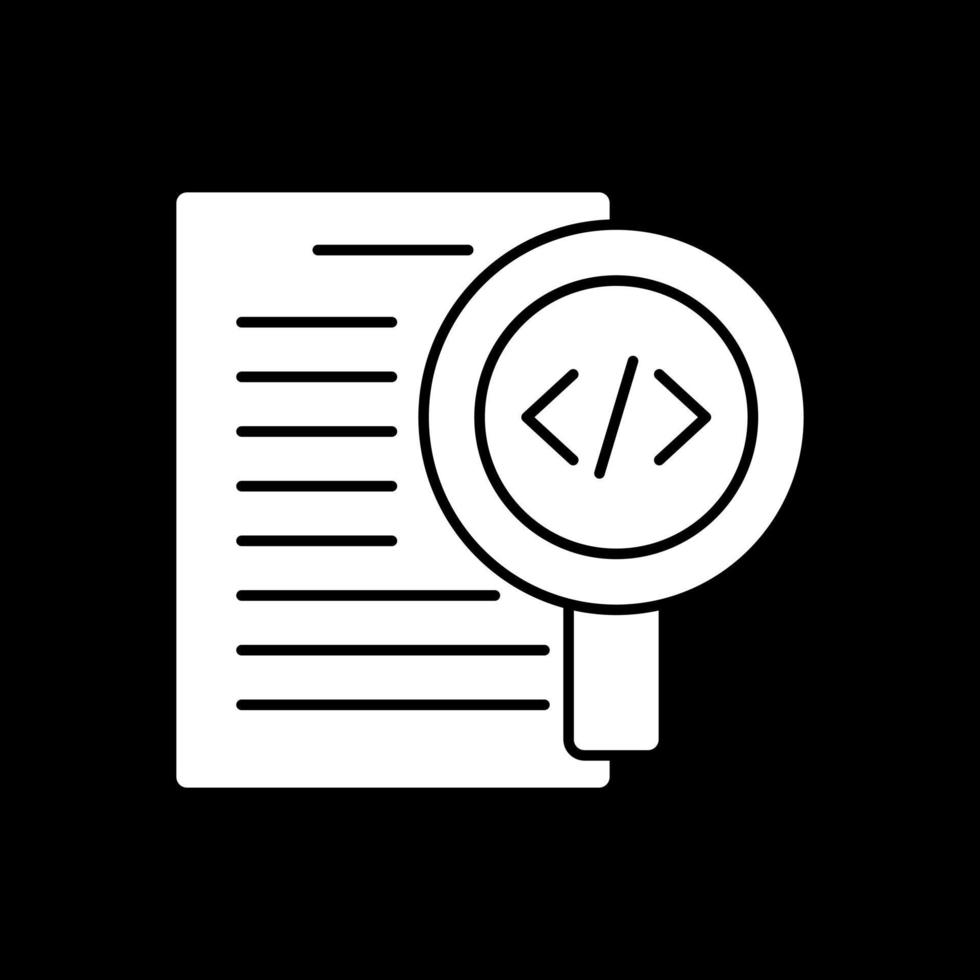 Code Review Vector Icon Design