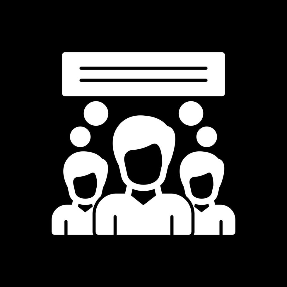 Meeting Vector Icon Design