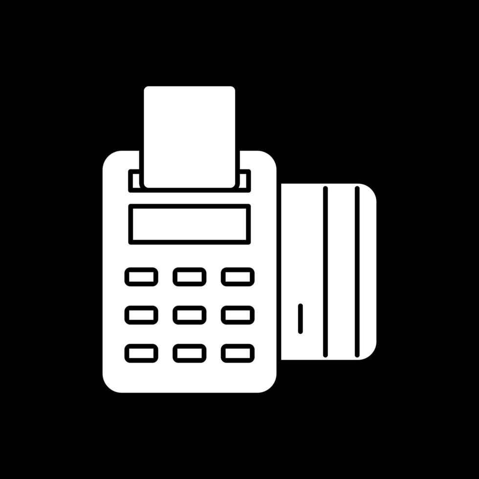 diseño de icono de vector de terminal pos