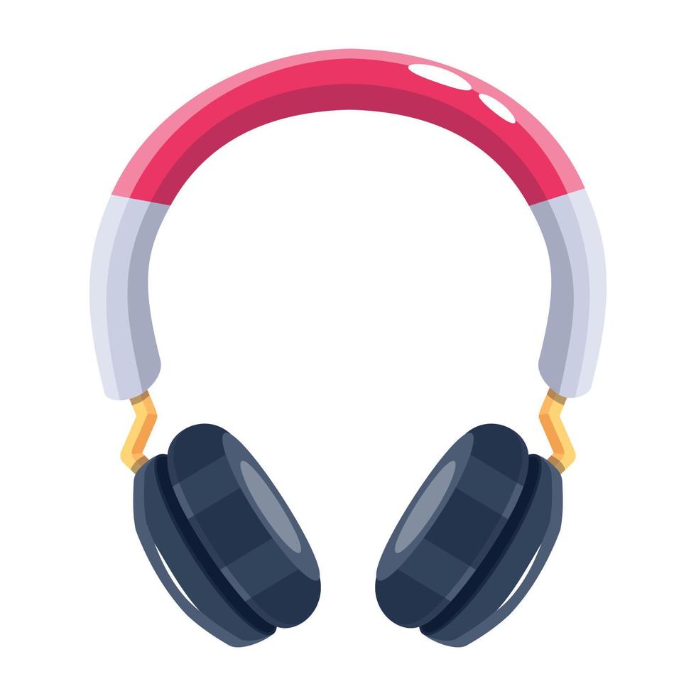 Trendy Headphones Concepts vector