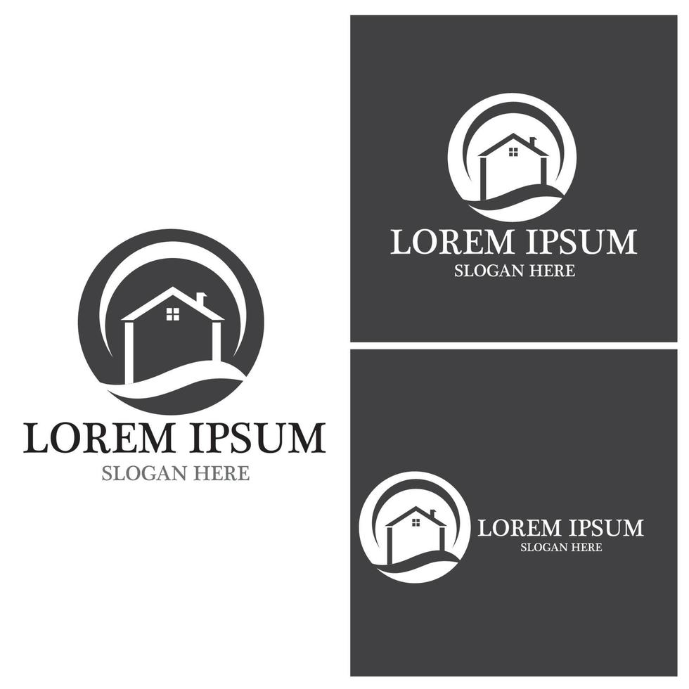 House Logo Home Real Estate Business  Home  building vector