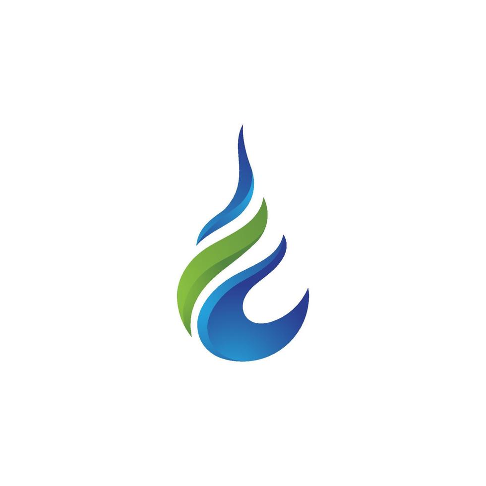 water drop Logo Template vector