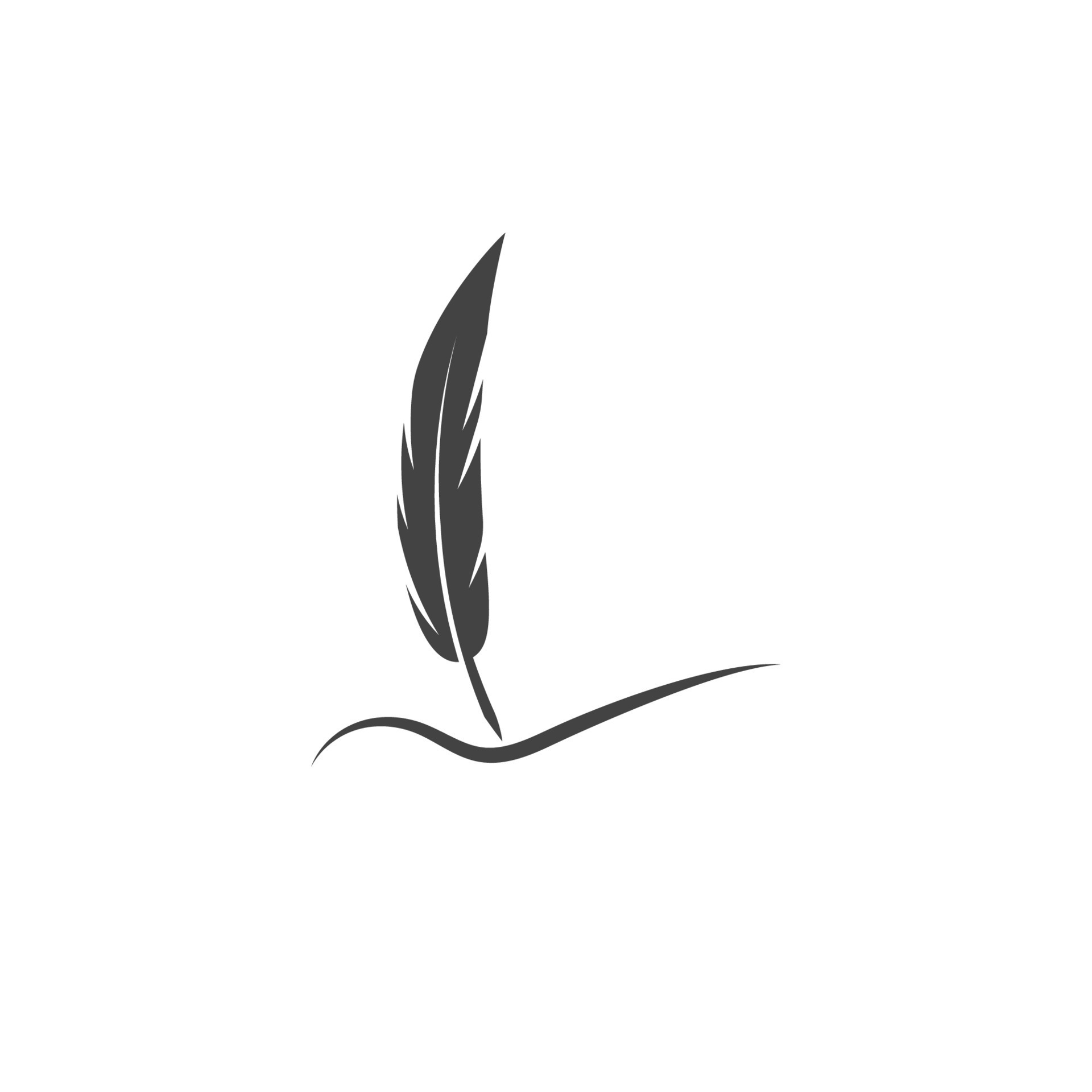 Feather pen Logo template Vector illustration 20613785 Vector Art at ...