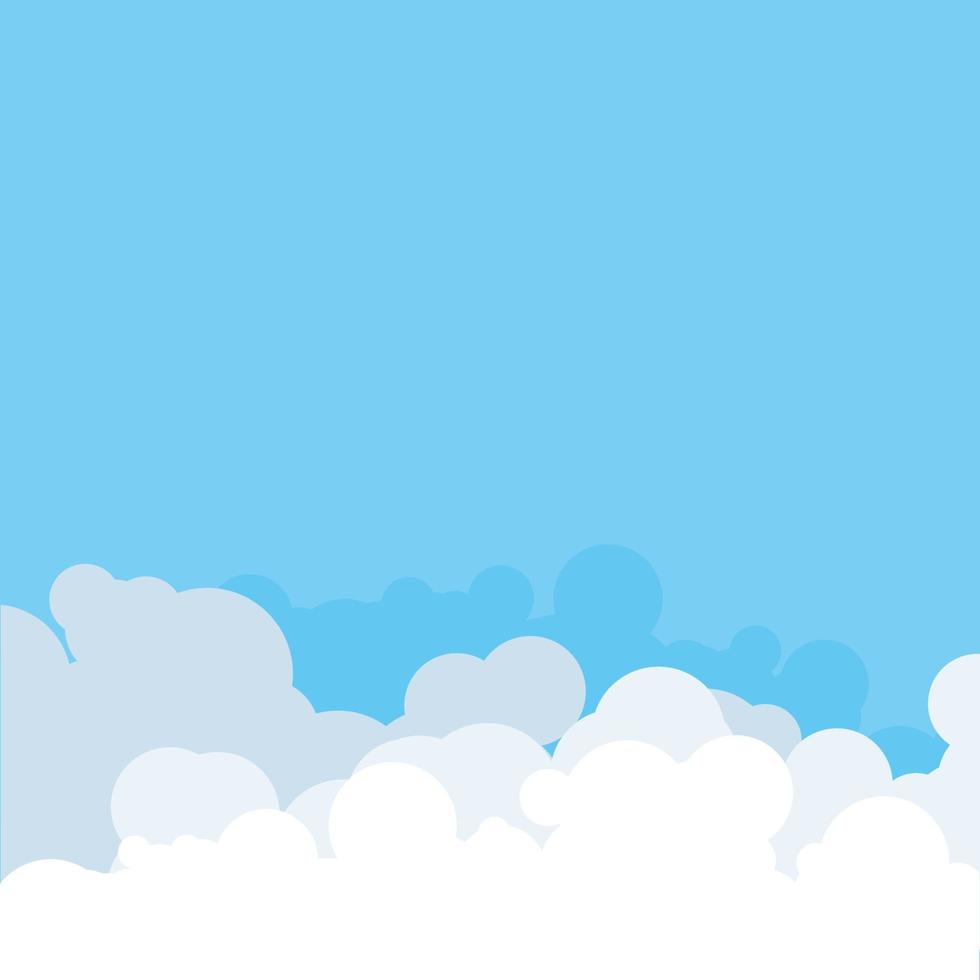 Cloud template vector