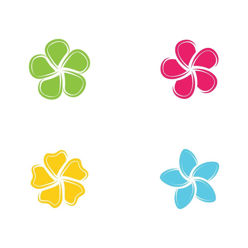 diseño de icono de vector de flor