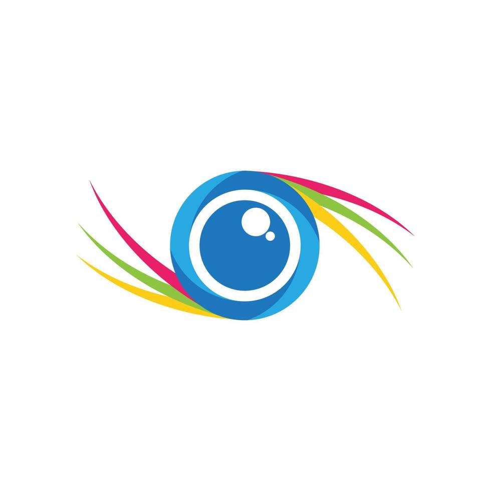 Eye Care vector logo design