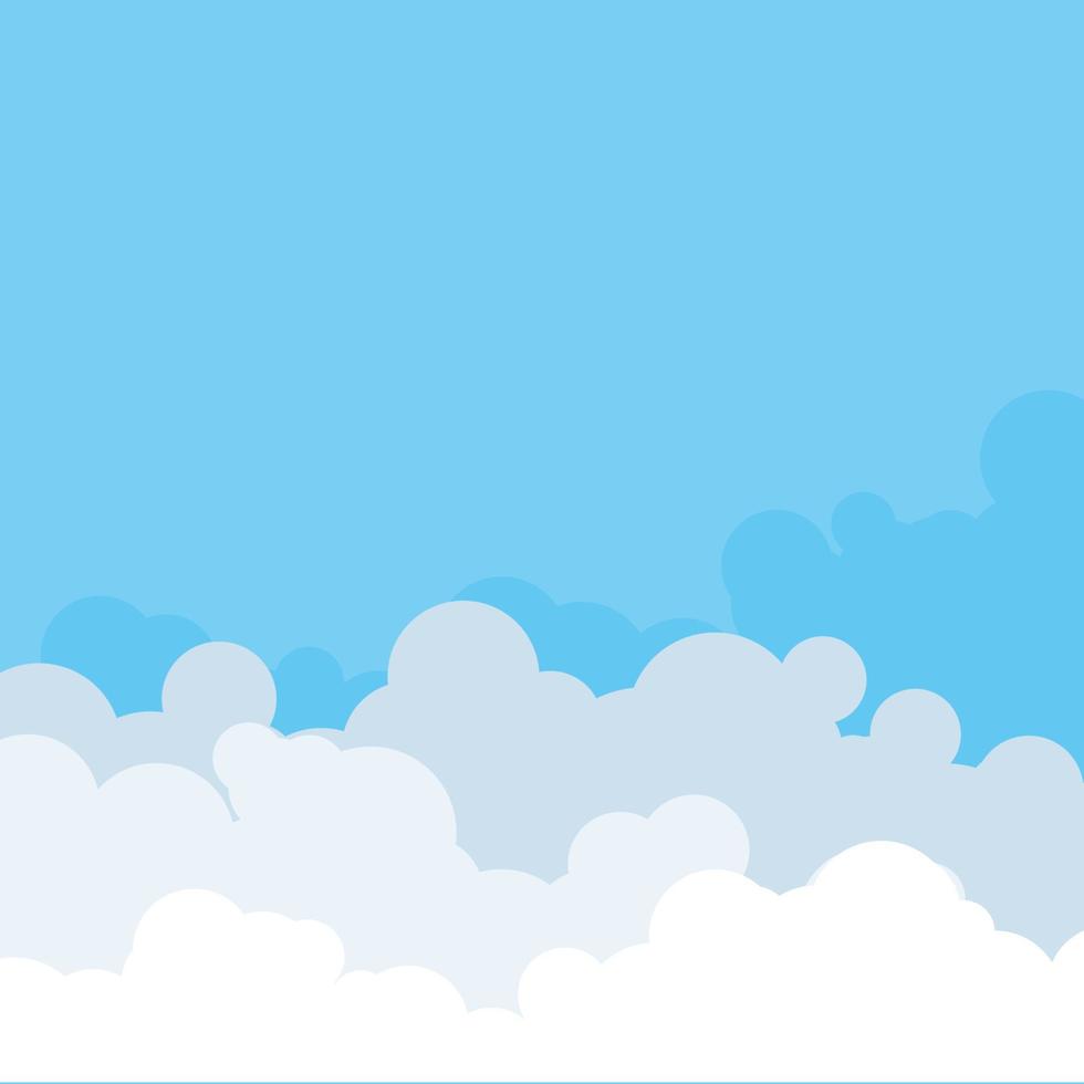 Cloud template vector