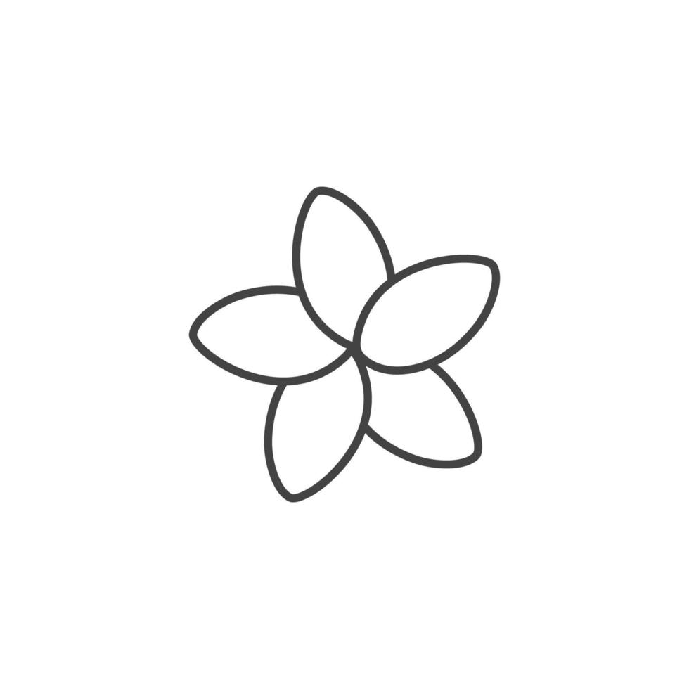 diseño de icono de vector de flor