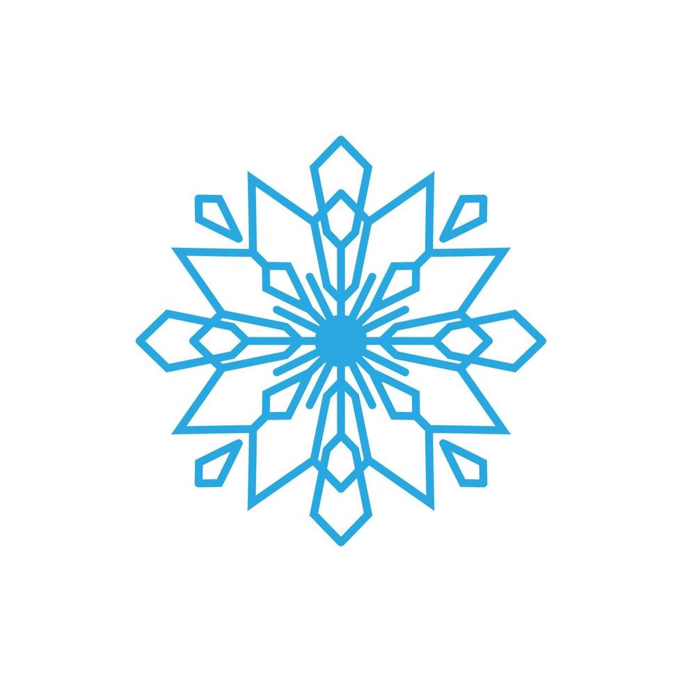 Snowflakes Style Design illustration vector