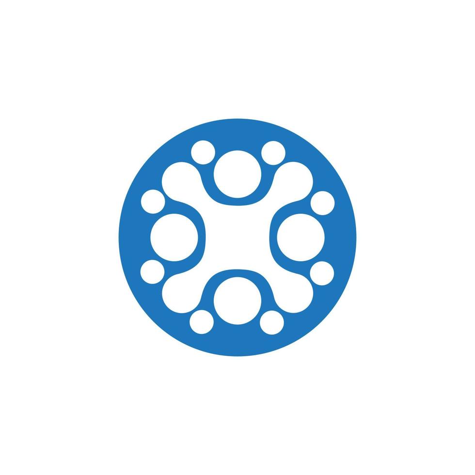 Molecule vector illustration design