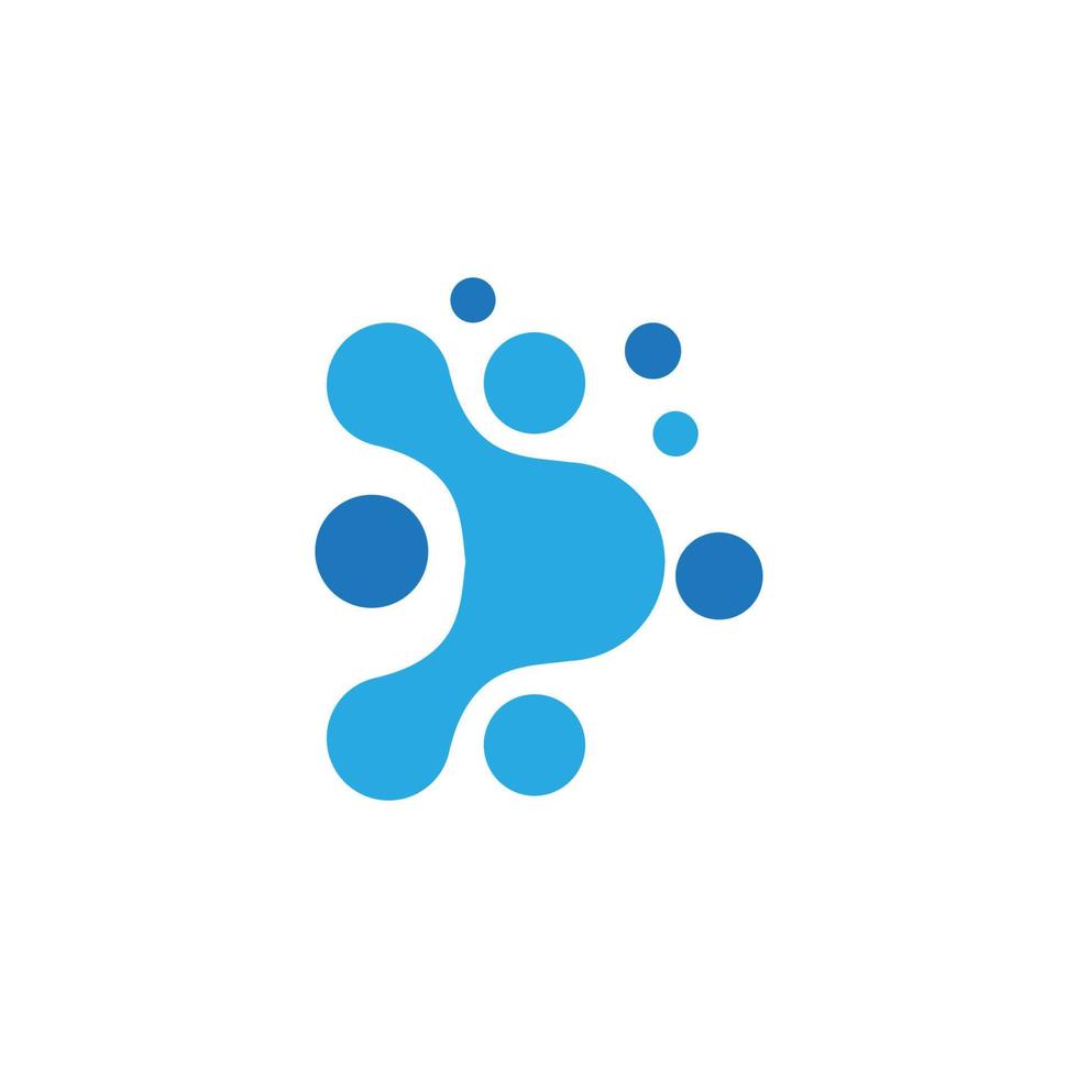 Molecule vector illustration design