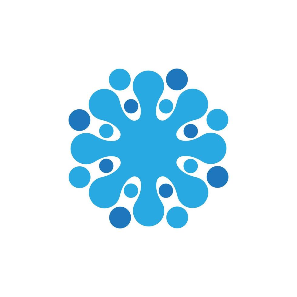 Molecule vector illustration design
