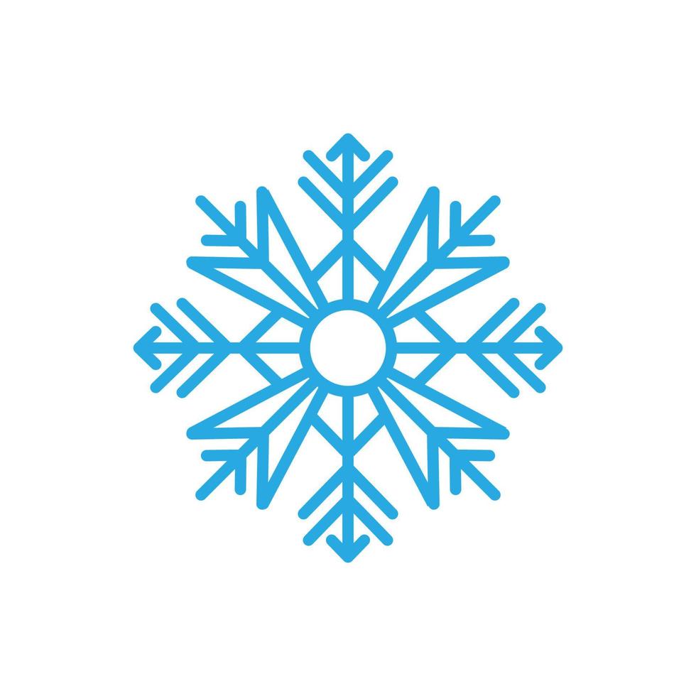 copos de nieve estilo diseño ilustración vector