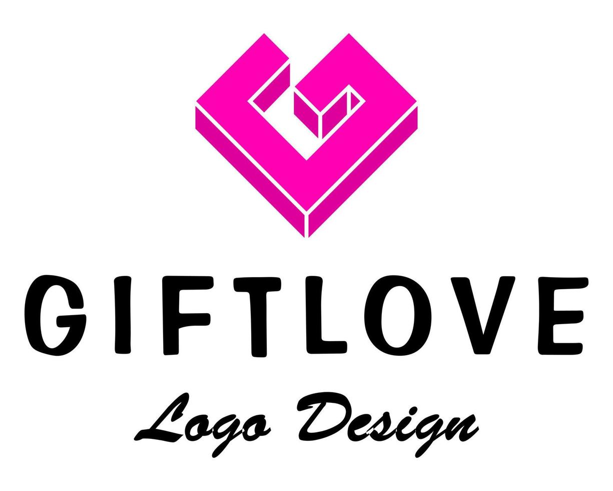 sol letra monograma amor logo diseño. vector