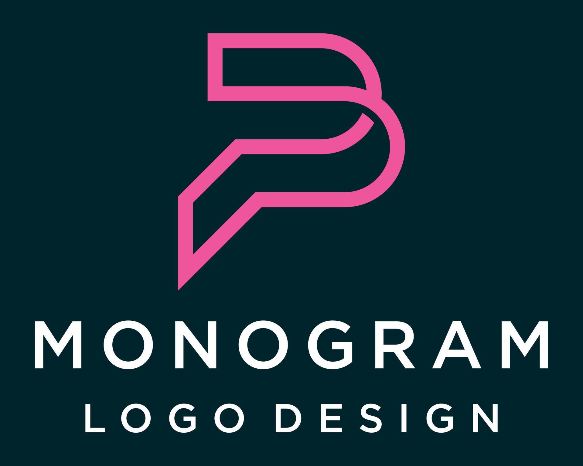 BP letter monogram technology logo design. 20614895 Vector Art at Vecteezy