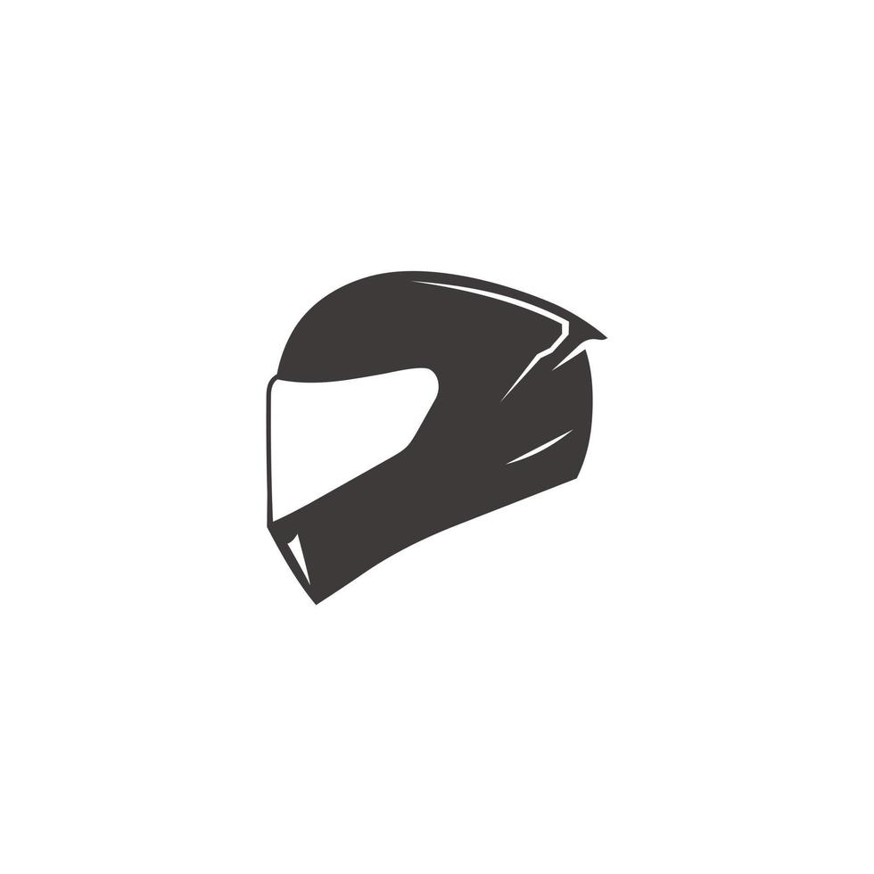 Motorcycle sport racing helmets icon, logo vector silhouette symbols